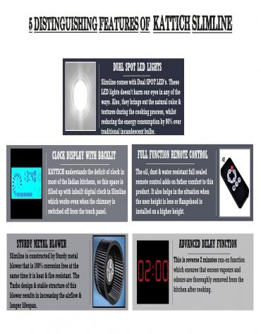 Slimline features